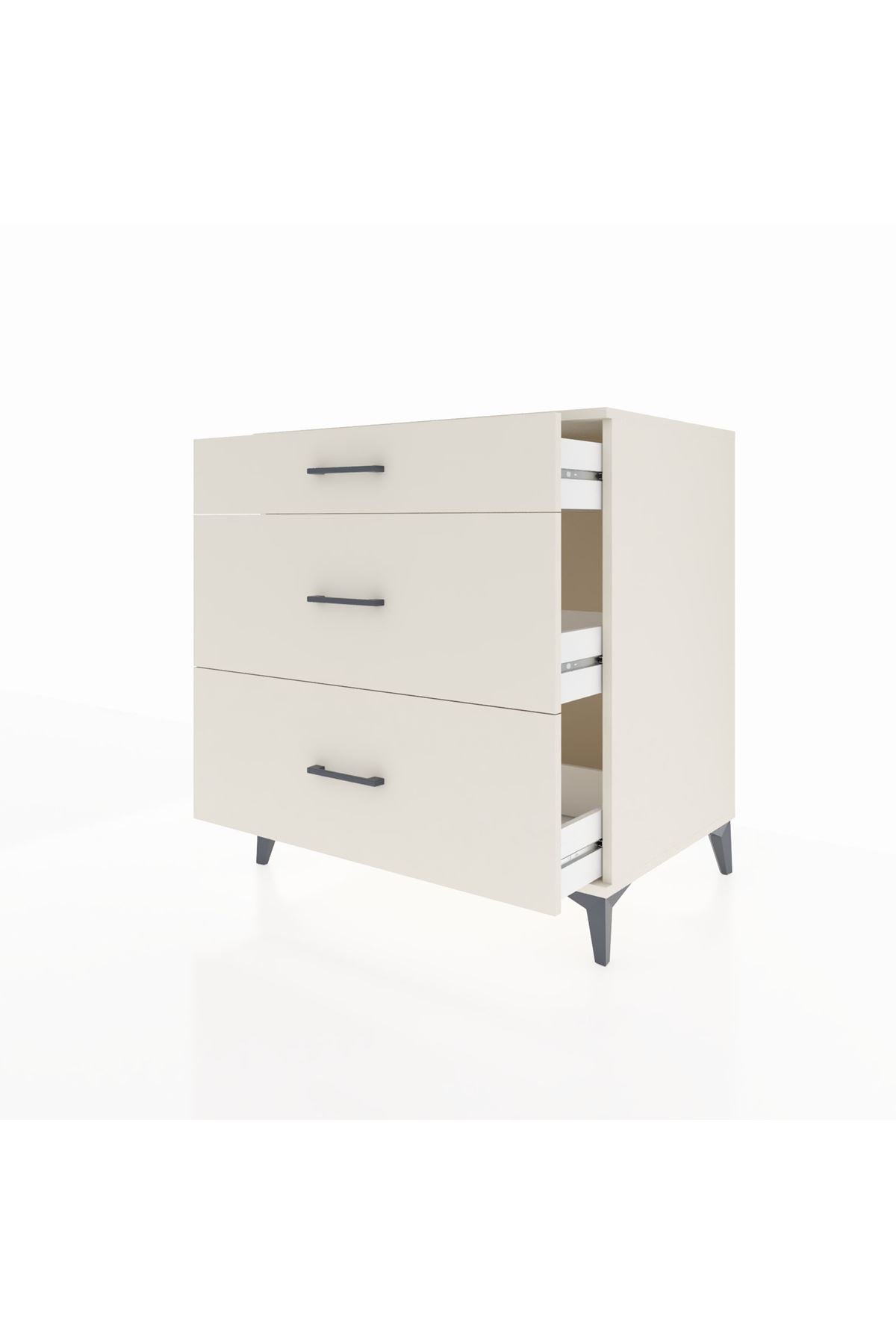 Kronos Şifonyer 3 Çekmeceli 88x59x96 - S70M010V1C