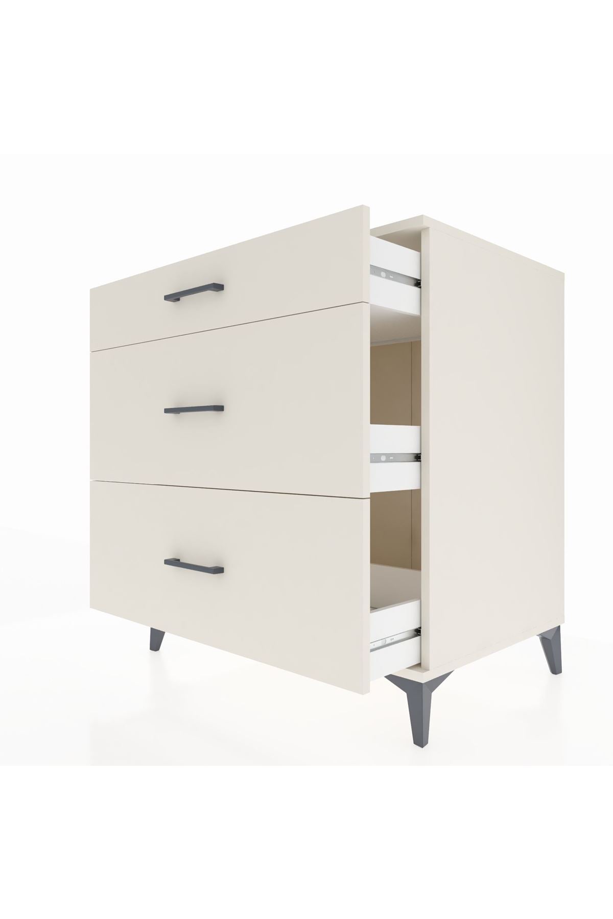Kronos Şifonyer 3 Çekmeceli 88x59x96 - S70M010V1C