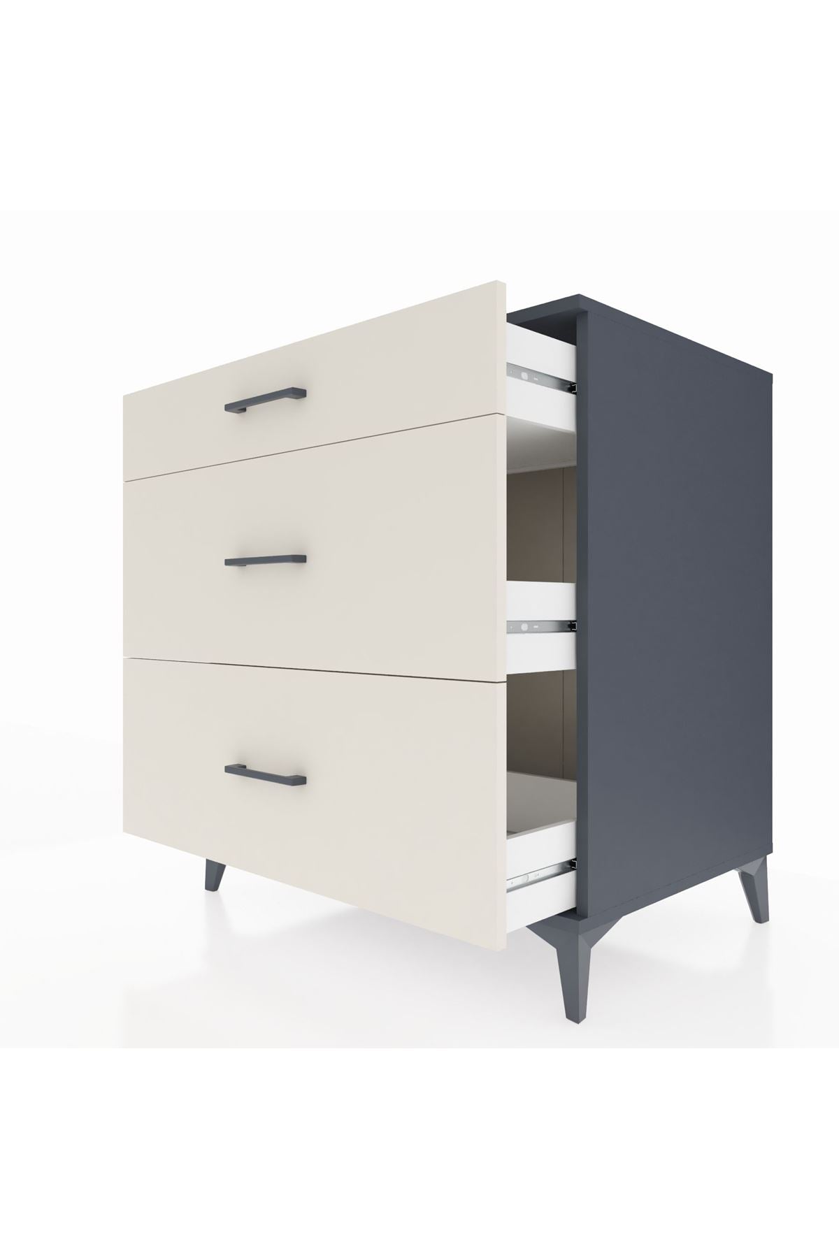 Kronos Şifonyer 3 Çekmeceli 88x59x96 - S70M010V4C
