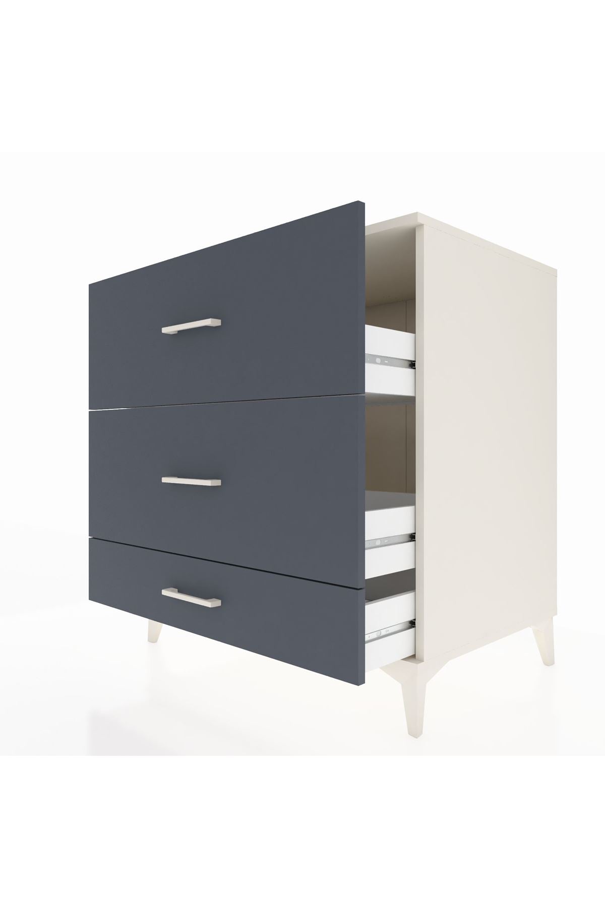 Kronos Şifonyer 3 Çekmeceli 88x59x96 - S70M011V2C