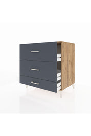 Kronos Şifonyer 3 Çekmeceli 88x59x96 - S70M011V8C