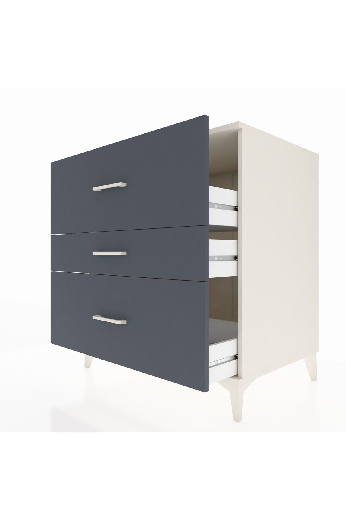 Kronos Şifonyer 3 Çekmeceli 88x59x96 - S70M012V2C