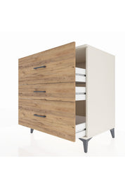 Kronos Şifonyer 3 Çekmeceli 88x59x96 - S70M012V3C