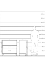 Kronos Şifonyer 3 Çekmeceli 88x59x96 - S70M012V9C