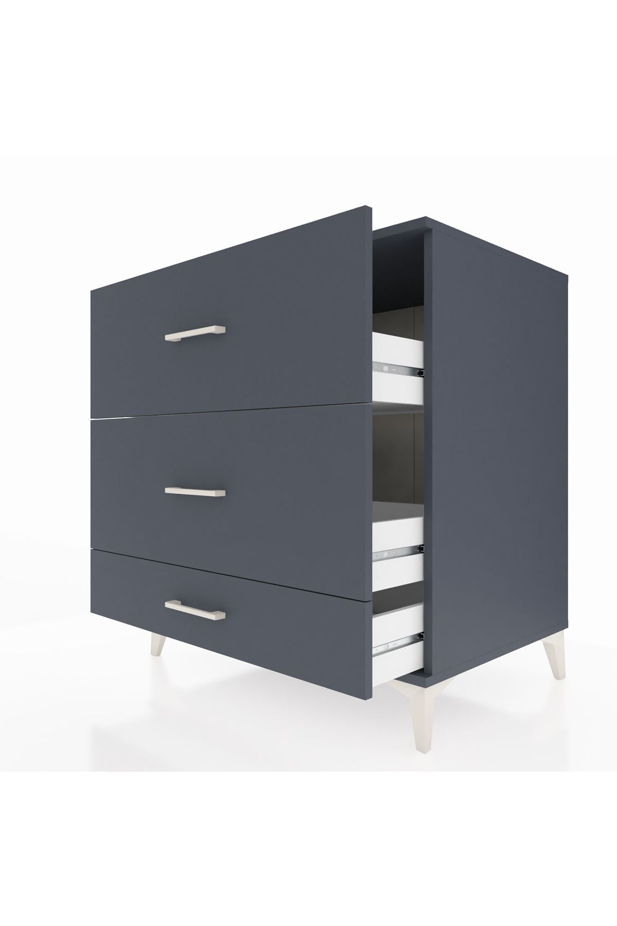 Kronos Şifonyer 3 Çekmeceli 88x59x96 - S70M013V5C