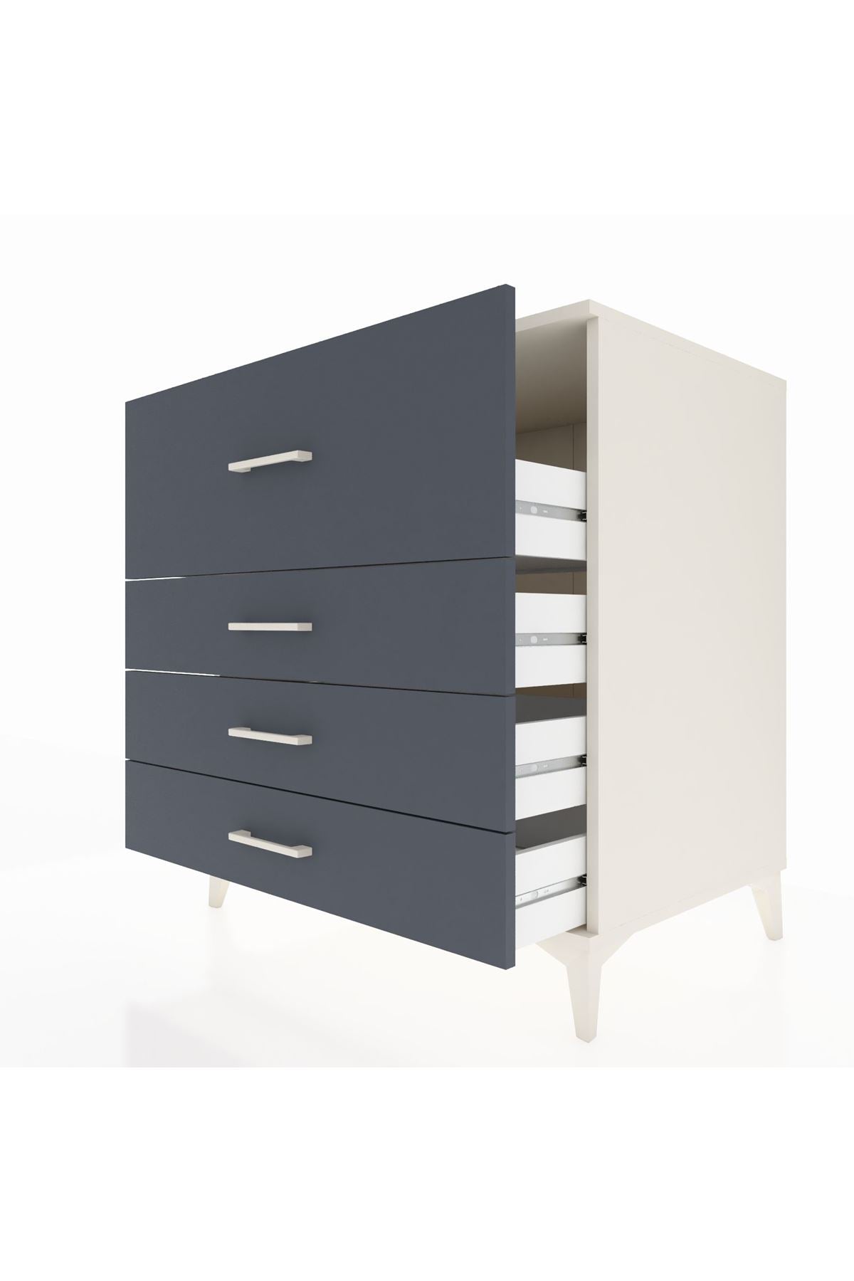 Kronos Şifonyer 4 Çekmeceli 88x59x96 - S70M014V2C