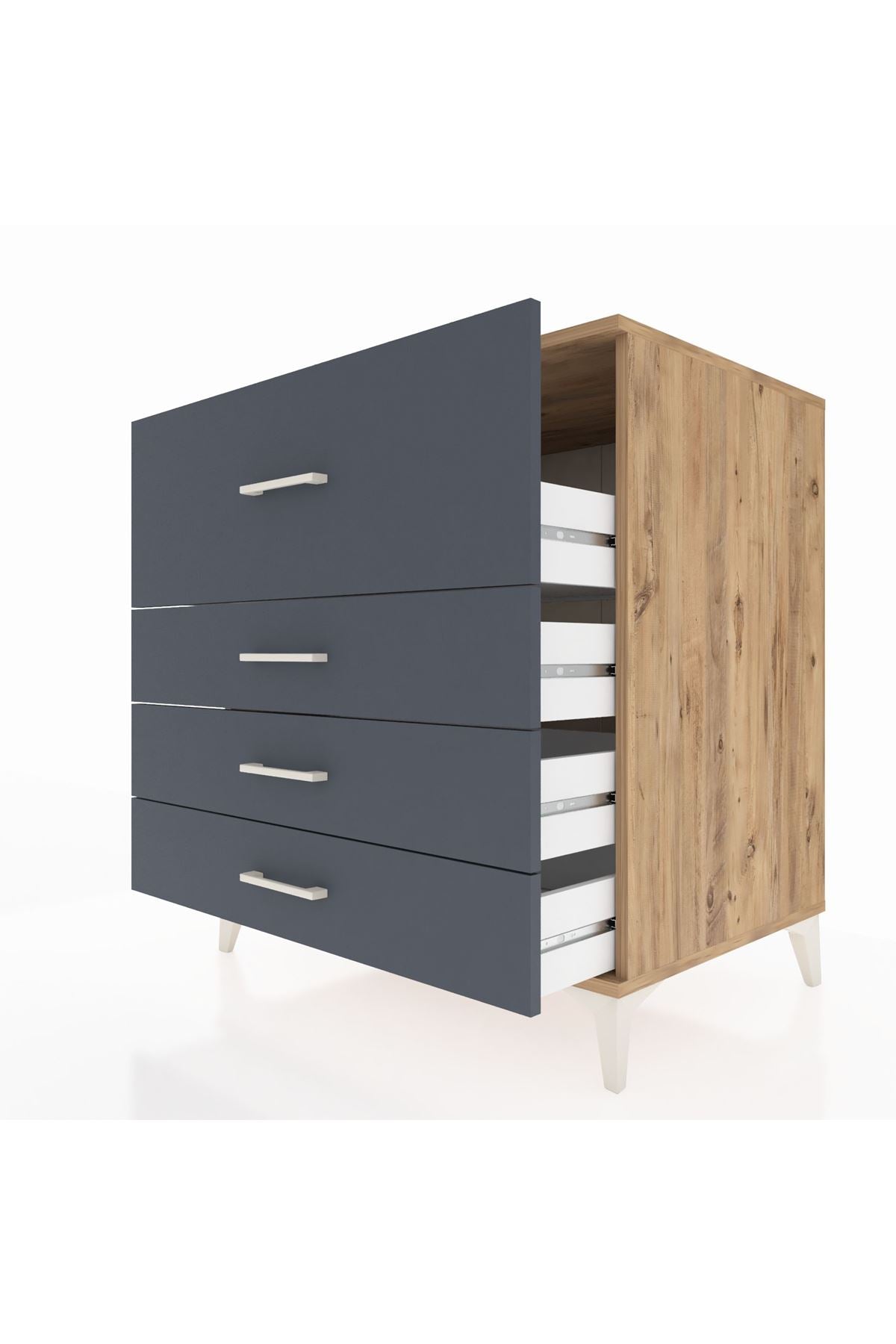Kronos Şifonyer 4 Çekmeceli 88x59x96 - S70M014V8C
