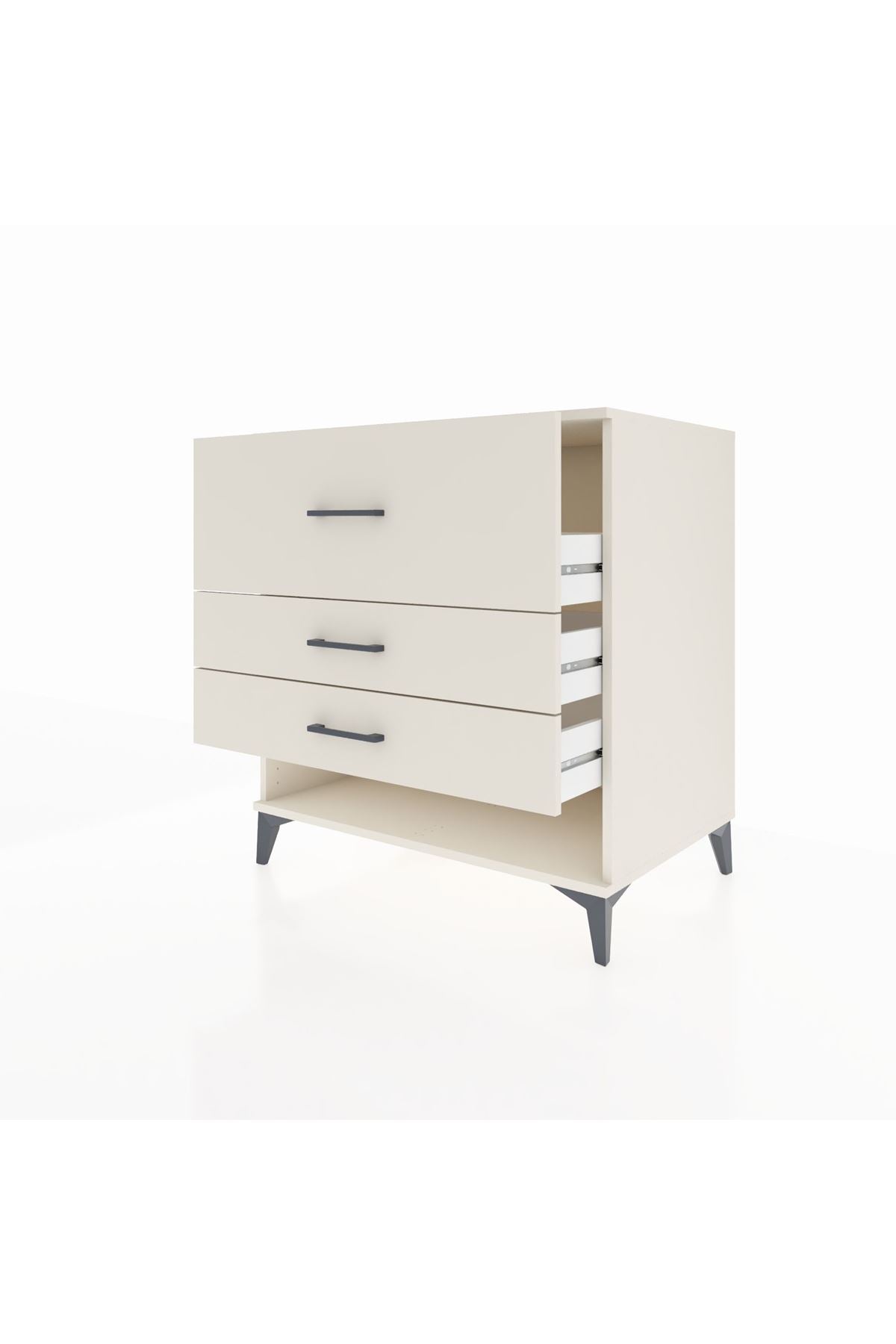 Kronos Şifonyer 3 Çekmeceli 88x59x96 - S70M015V1C