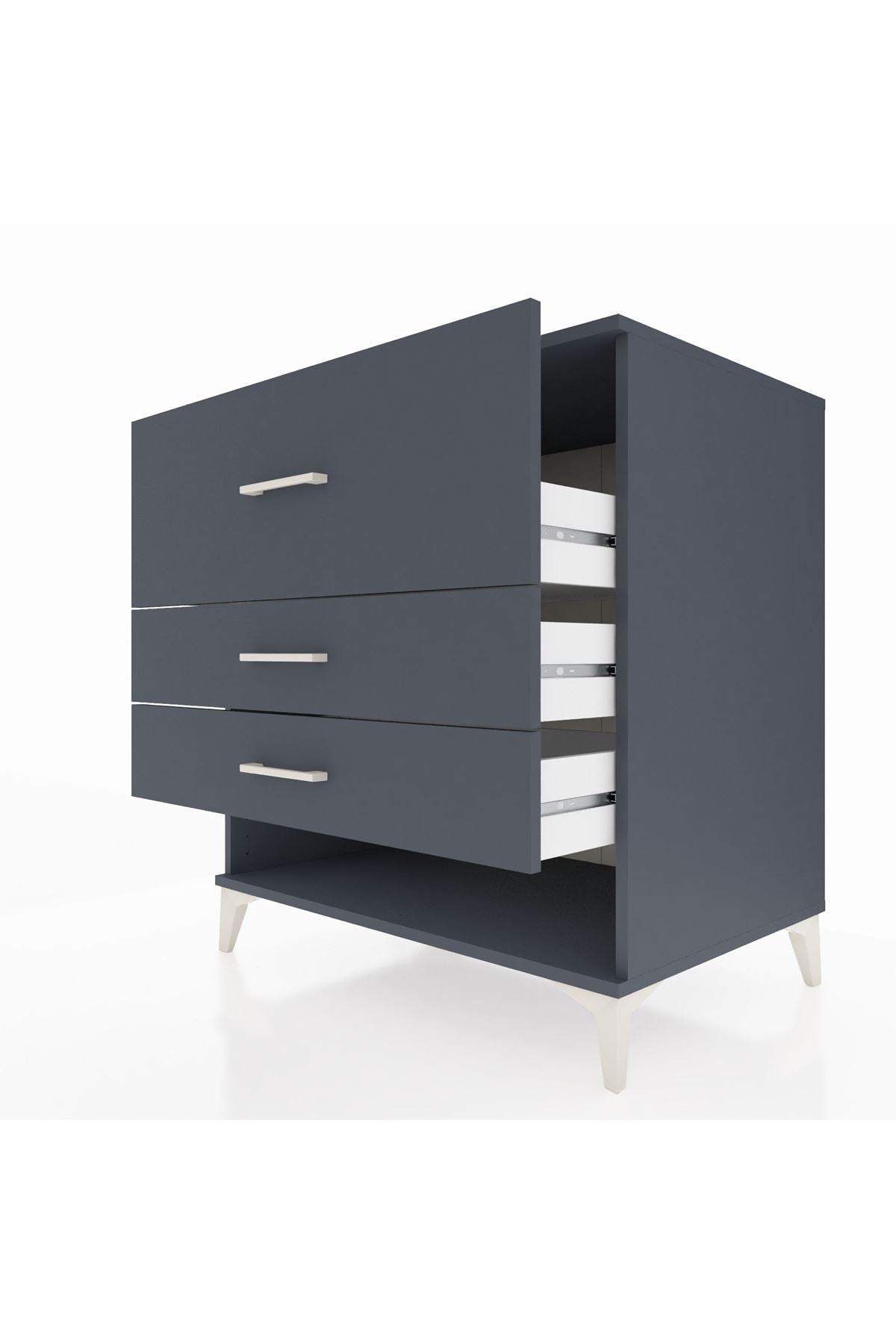 Kronos Şifonyer 3 Çekmeceli 88x59x96 - S70M015V5C
