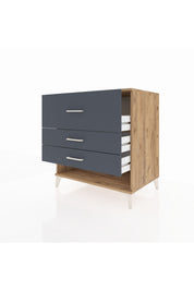 Kronos Şifonyer 3 Çekmeceli 88x59x96 - S70M015V8C