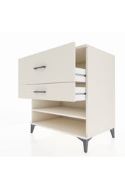 Kronos Şifonyer Tek Raflı 2 Çekmeceli 88x59x96 - S70M016V1C