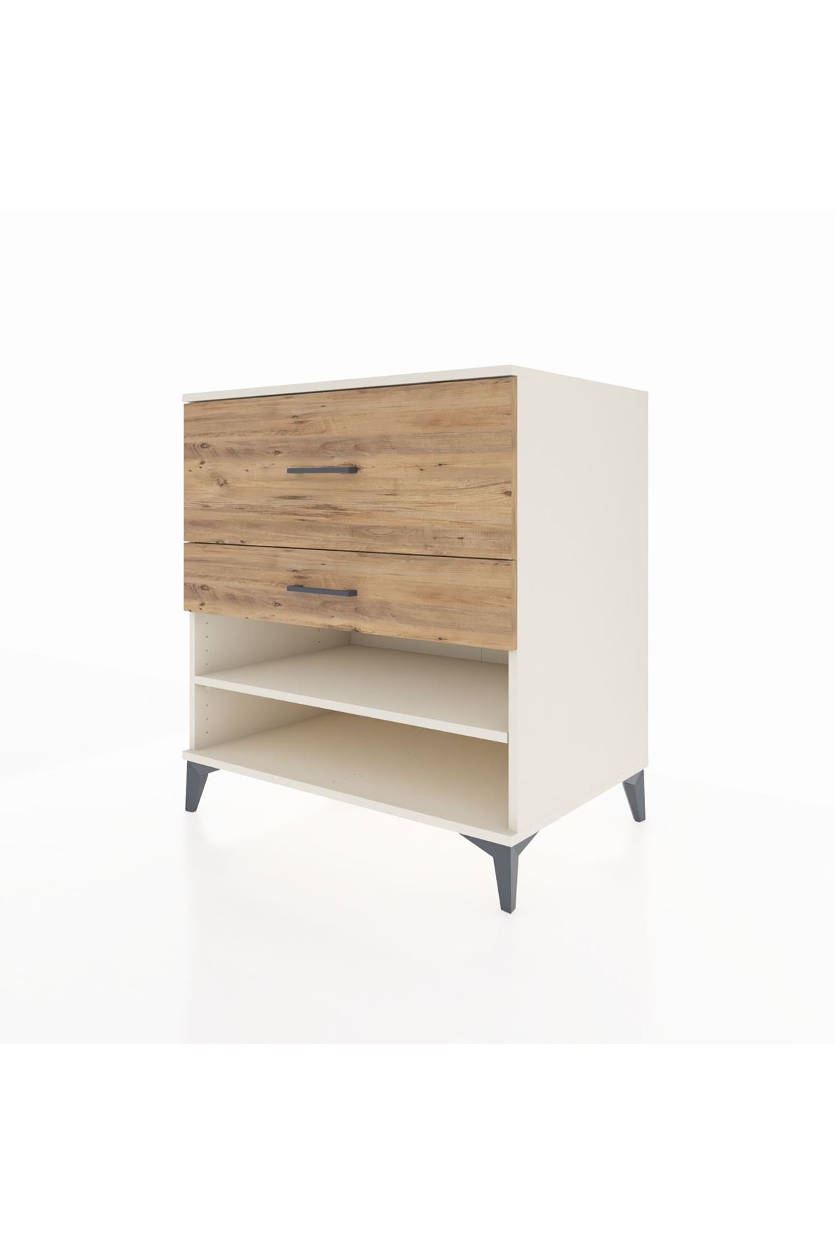 Kronos Şifonyer Tek Raflı 2 Çekmeceli 88x59x96 - S70M016V3C