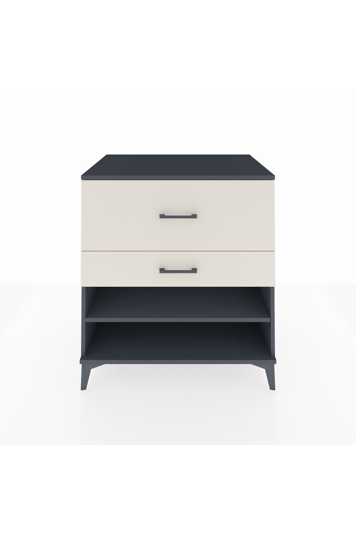 Kronos Şifonyer Tek Raflı 2 Çekmeceli 88x59x96 - S70M016V4C