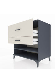 Kronos Şifonyer Tek Raflı 2 Çekmeceli 88x59x96 - S70M016V4C