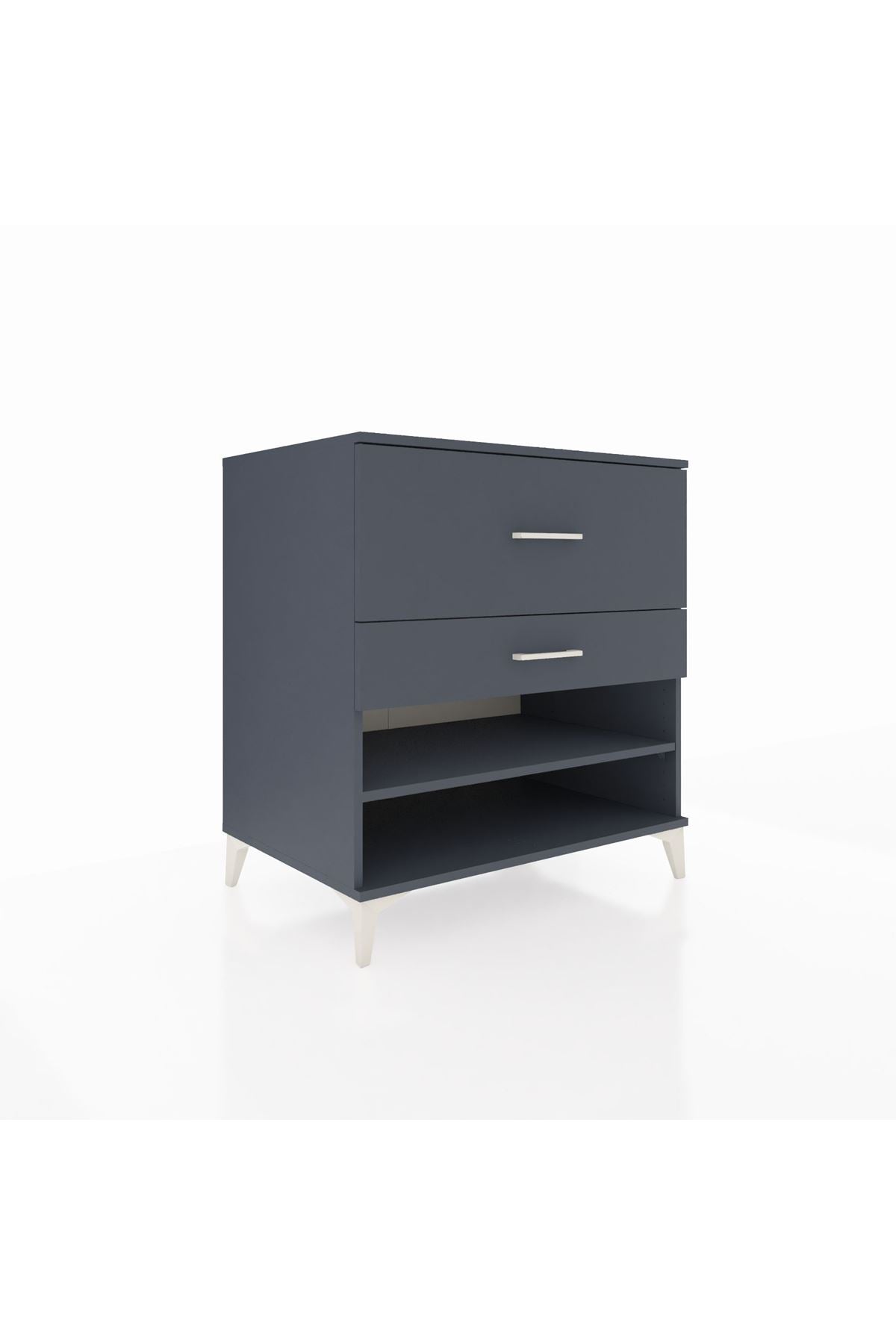 Kronos Şifonyer Tek Raflı 2 Çekmeceli 88x59x96 - S70M016V5C