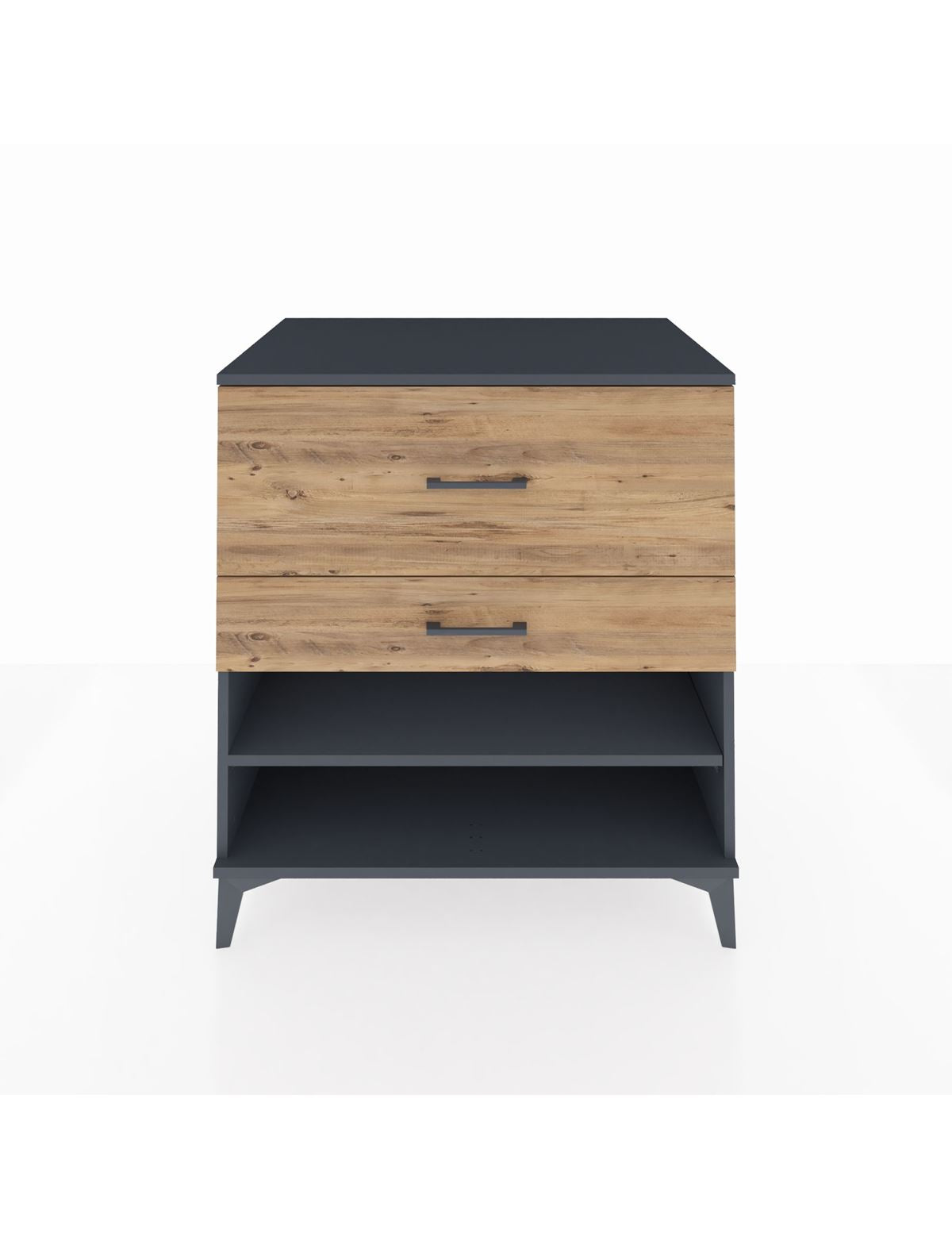 Kronos Şifonyer Tek Raflı 2 Çekmeceli 88x59x96 - S70M016V6C