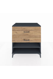 Kronos Şifonyer Tek Raflı 2 Çekmeceli 88x59x96 - S70M016V6C