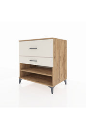 Kronos Şifonyer Tek Raflı 2 Çekmeceli 88x59x96 - S70M016V7C
