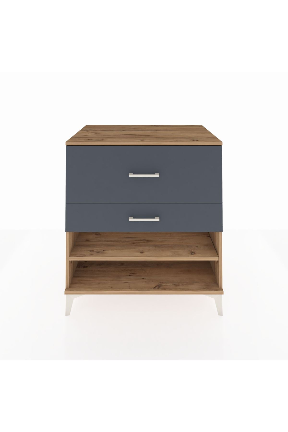 Kronos Şifonyer Tek Raflı 2 Çekmeceli 88x59x96 - S70M016V8C