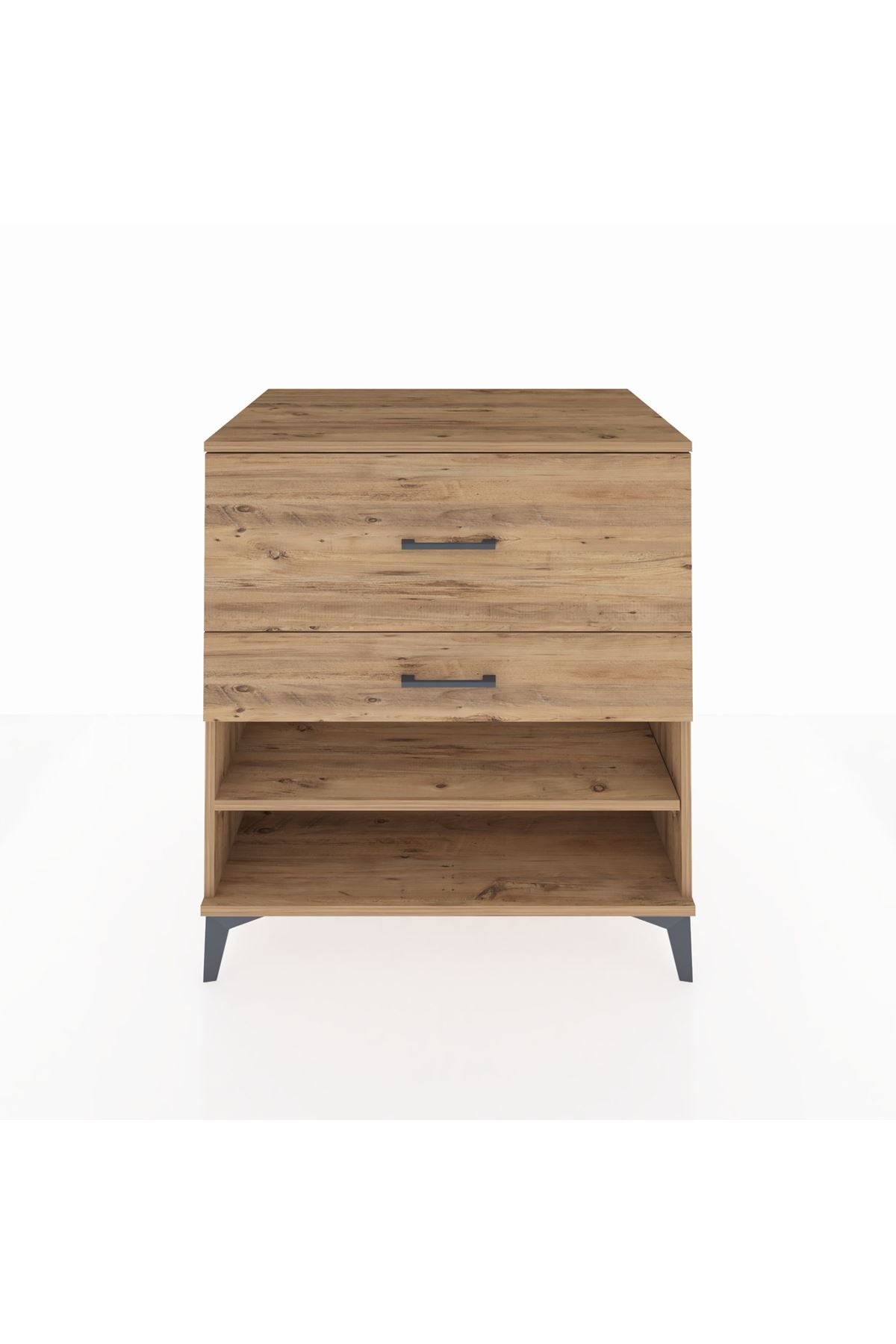 Kronos Şifonyer Tek Raflı 2 Çekmeceli 88x59x96 - S70M016V9C
