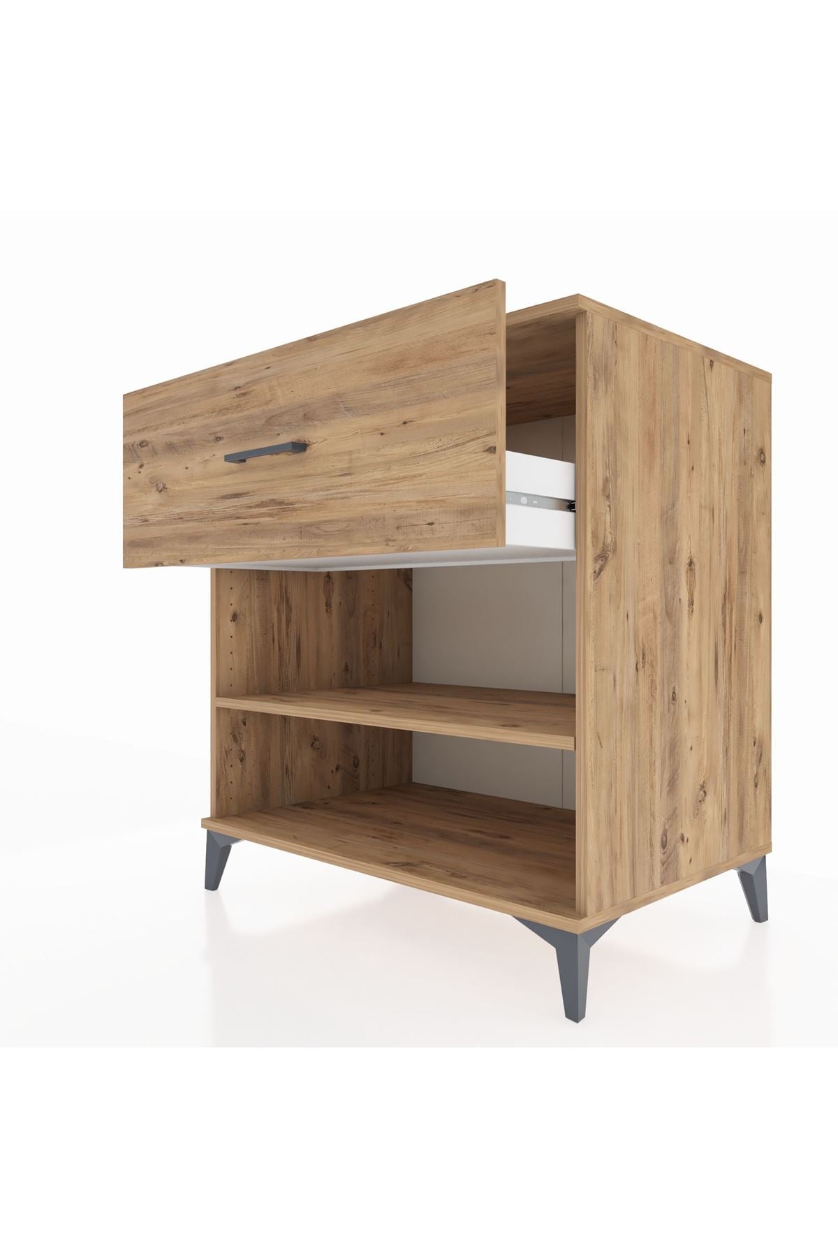 Kronos Şifonyer Tek Raflı Tek Çekmeceli 88x59x96 - S70M017V9C