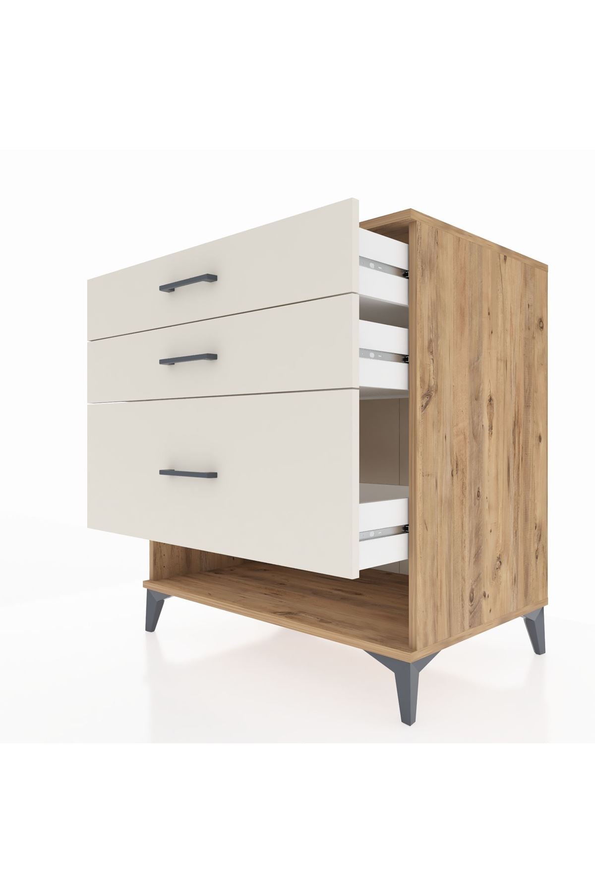 Kronos Şifonyer 3 Çekmeceli 88x59x96 - S70M018V7C