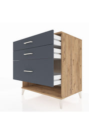 Kronos Şifonyer 3 Çekmeceli 88x59x96 - S70M018V8C
