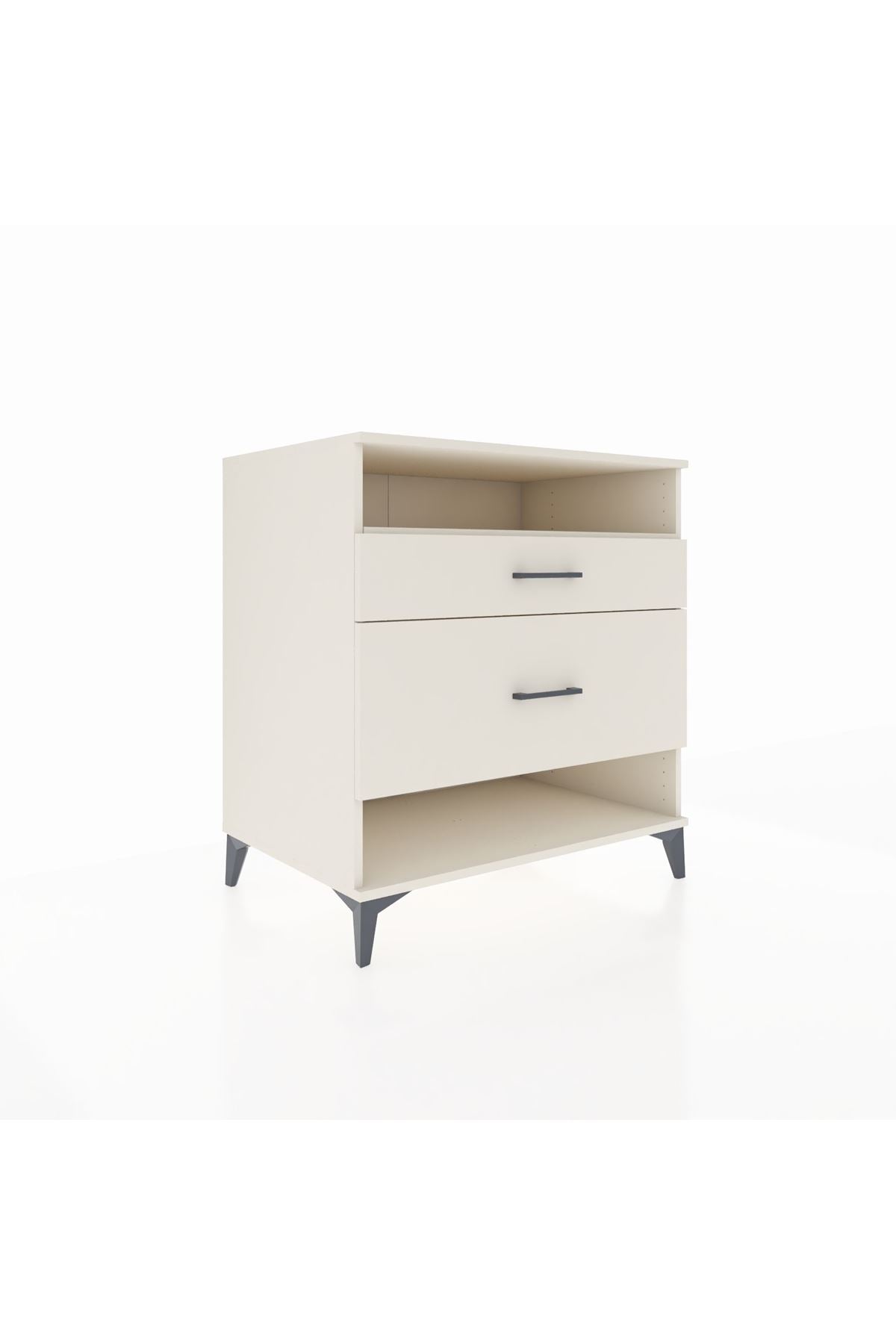 Kronos Şifonyer Tek Raflı 2 Çekmeceli 88x59x96 - S70M019V1C