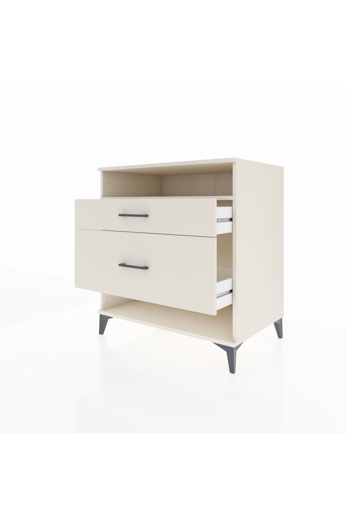 Kronos Şifonyer Tek Raflı 2 Çekmeceli 88x59x96 - S70M019V1C