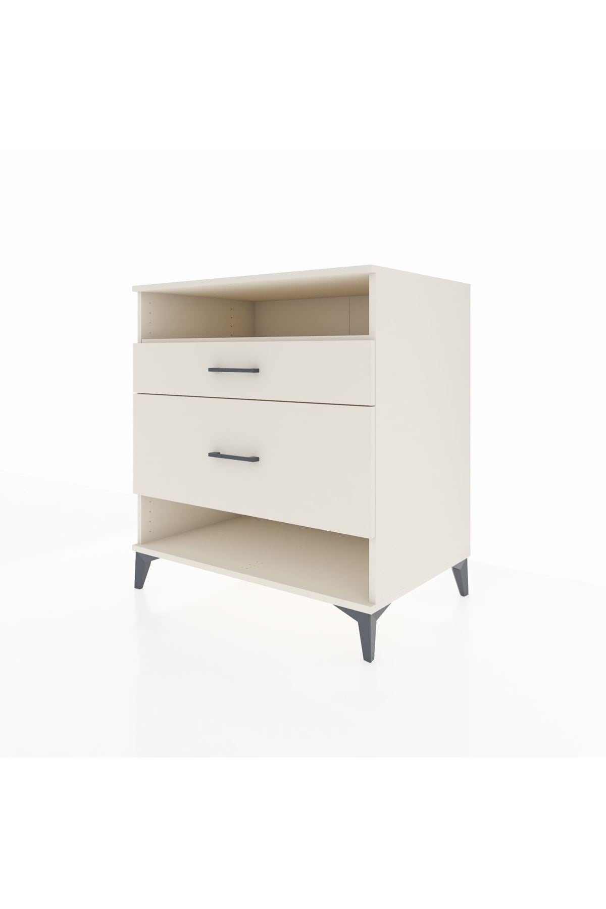 Kronos Şifonyer Tek Raflı 2 Çekmeceli 88x59x96 - S70M019V1C