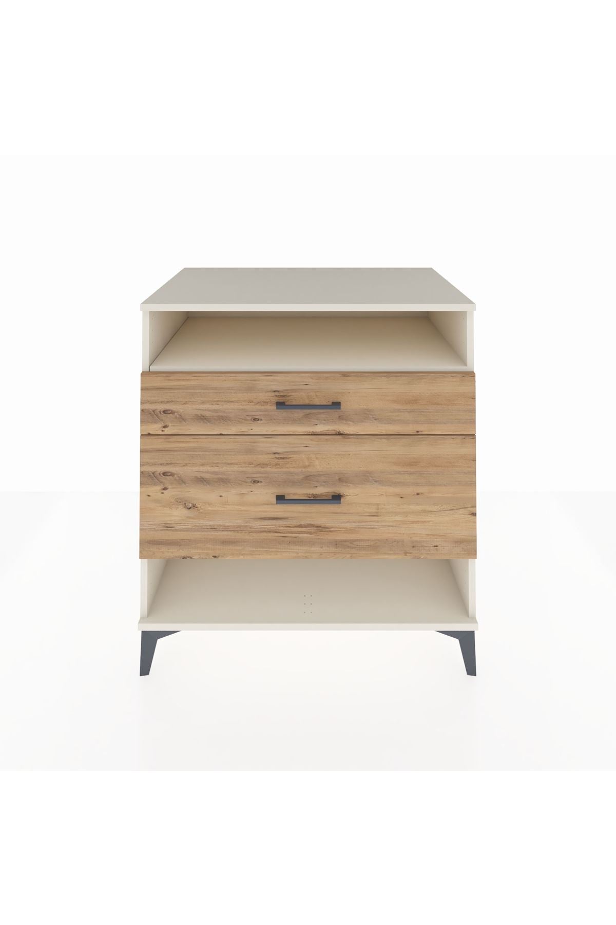 Kronos Şifonyer Tek Raflı 2 Çekmeceli 88x59x96 - S70M019V3C