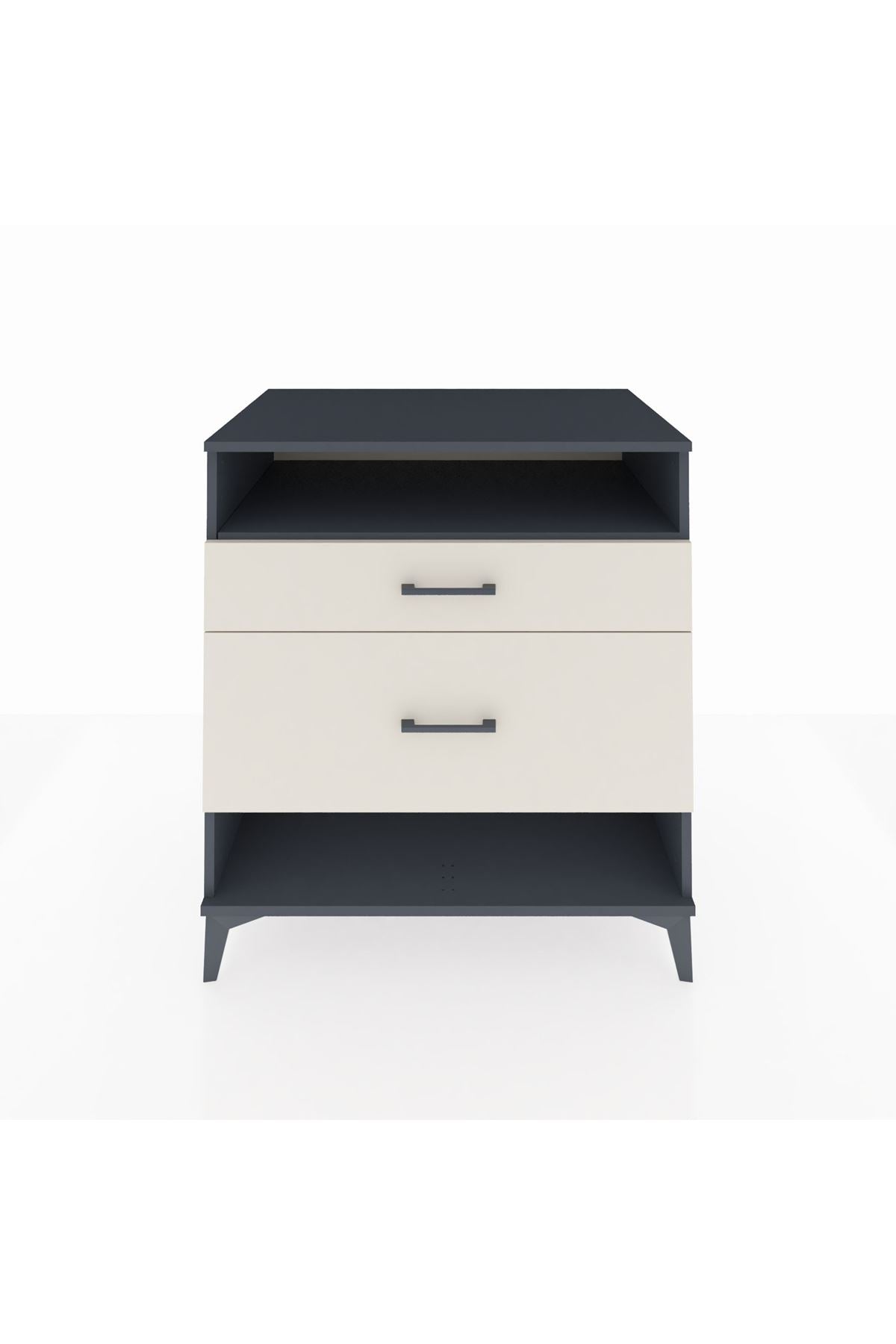 Kronos Şifonyer Tek Raflı 2 Çekmeceli 88x59x96 - S70M019V4C
