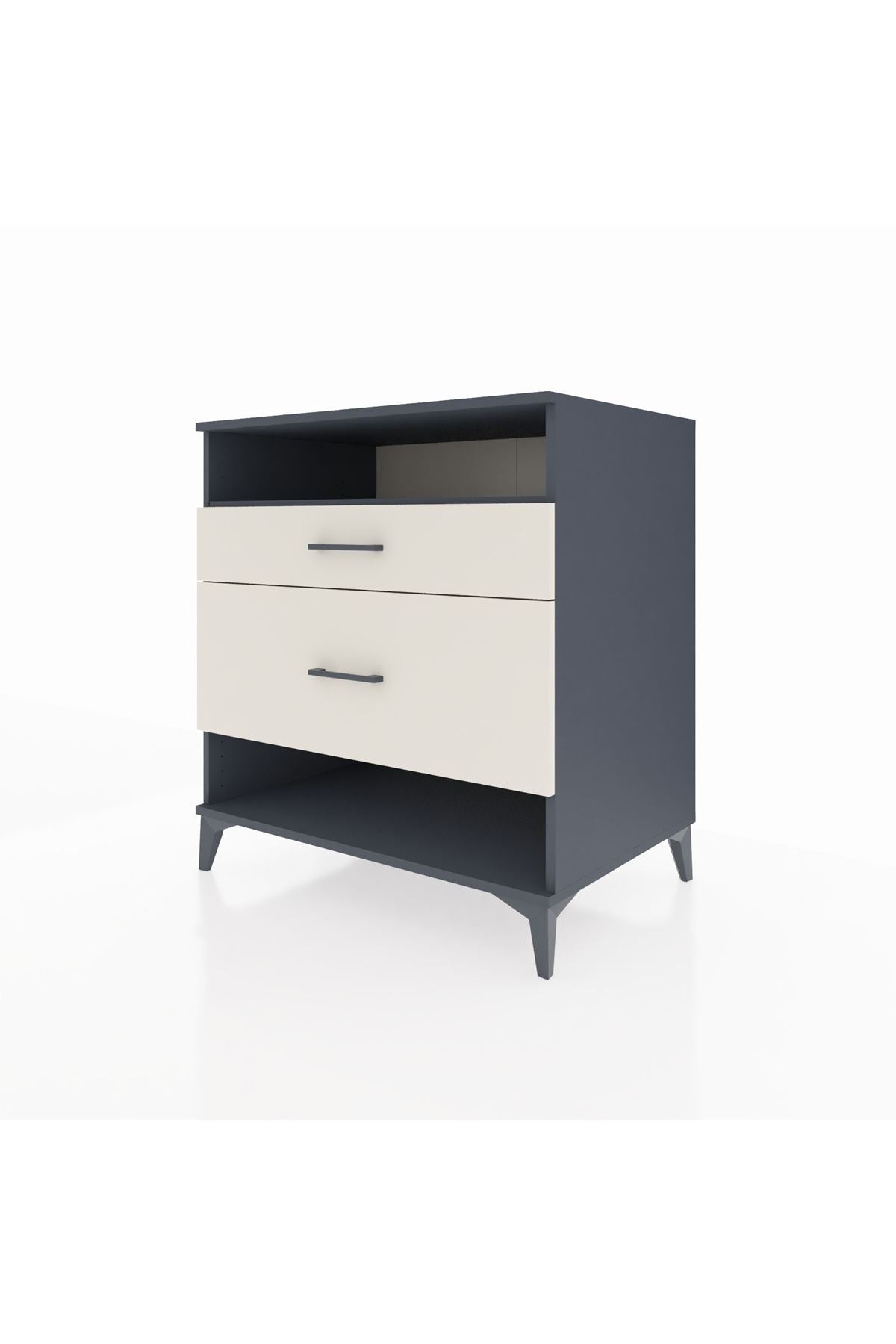 Kronos Şifonyer Tek Raflı 2 Çekmeceli 88x59x96 - S70M019V4C