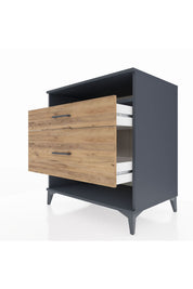 Kronos Şifonyer Tek Raflı 2 Çekmeceli 88x59x96 - S70M019V6C