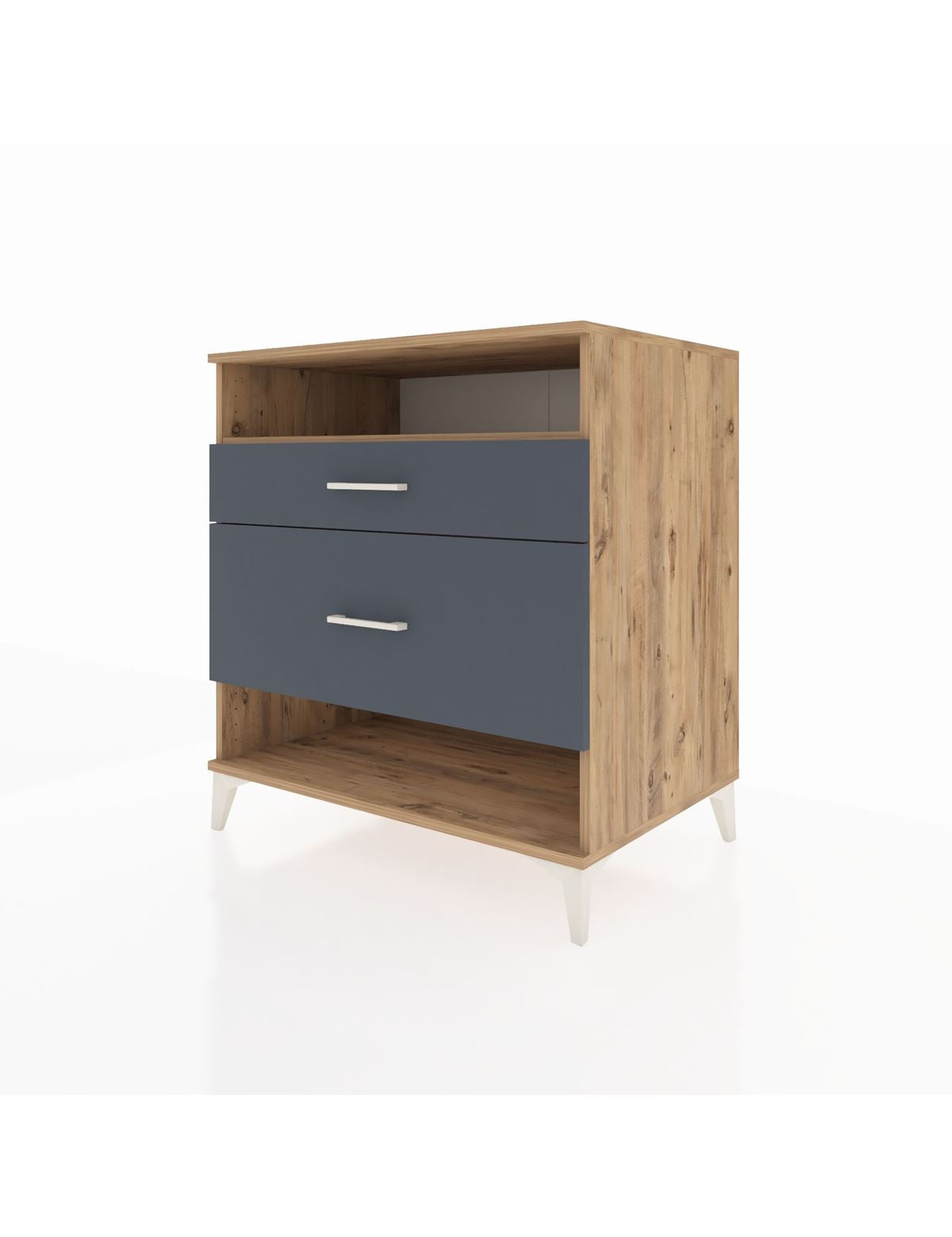 Kronos Şifonyer Tek Raflı 2 Çekmeceli 88x59x96 - S70M019V8C
