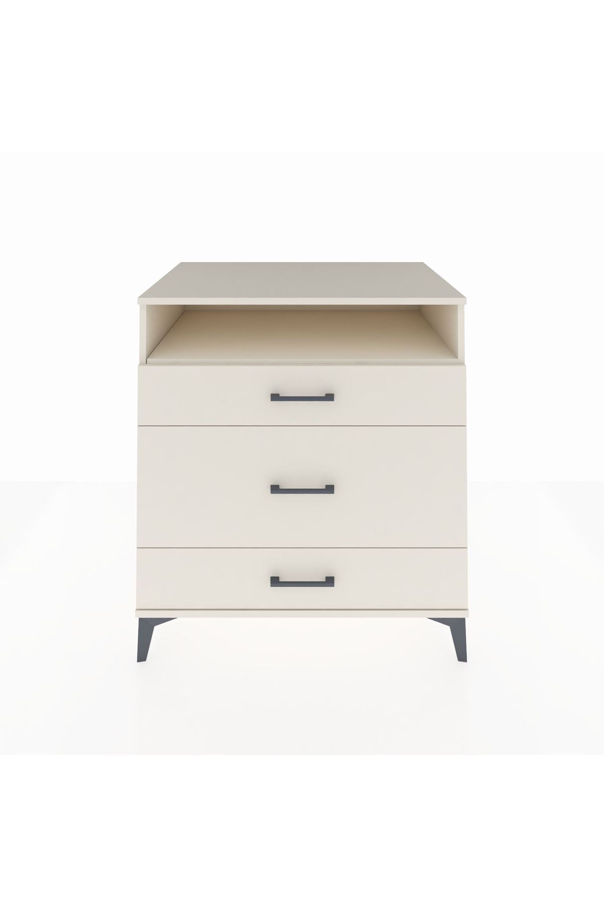 Kronos Şifonyer Tek Raflı 3 Çekmeceli 88x59x96 - S70M020V1C