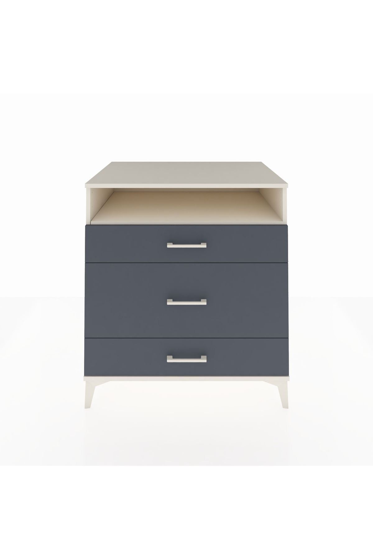 Kronos Şifonyer Tek Raflı 3 Çekmeceli 88x59x96 - S70M020V2C