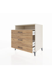 Kronos Şifonyer Tek Raflı 3 Çekmeceli 88x59x96 - S70M020V3C