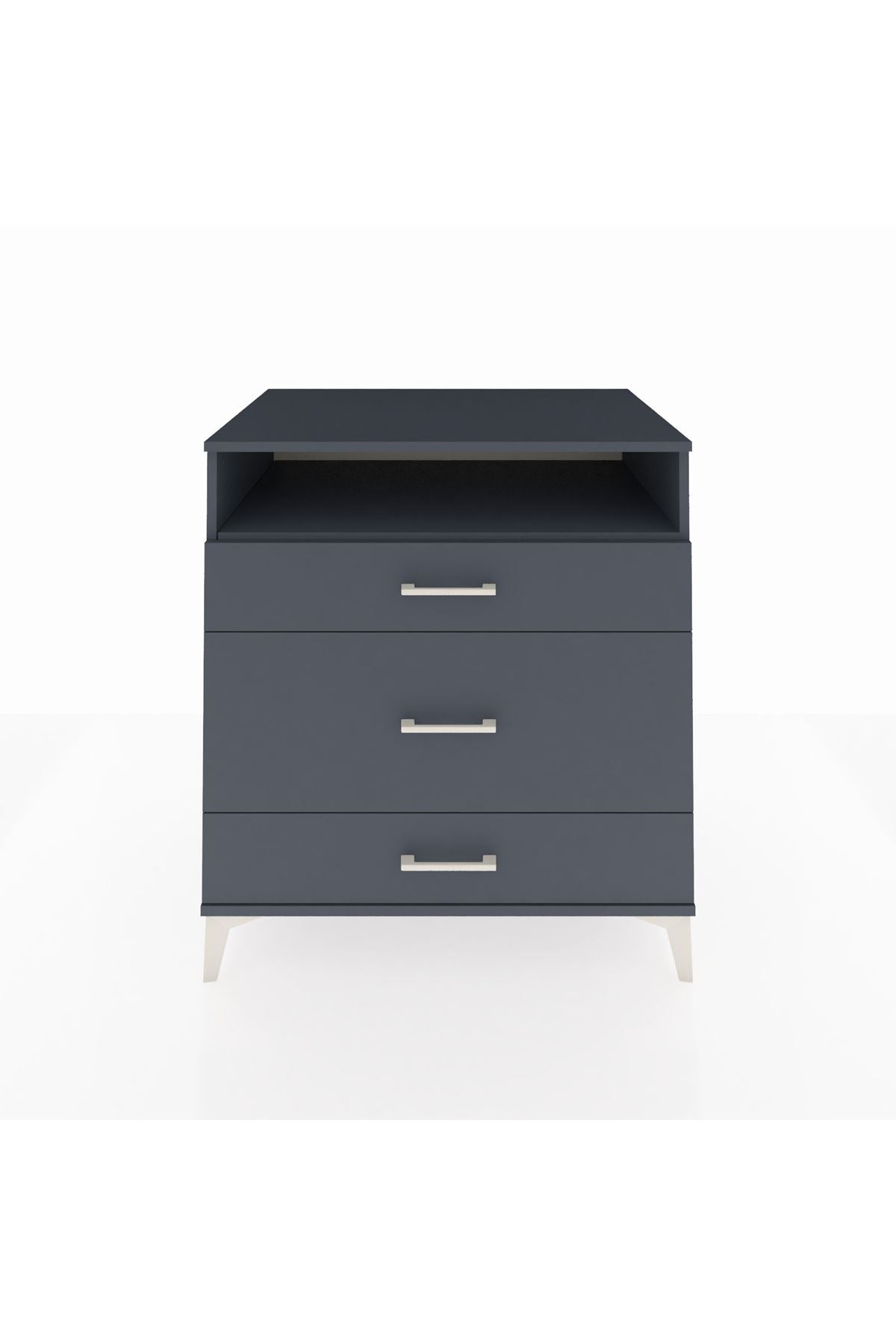 Kronos Şifonyer Tek Raflı 3 Çekmeceli 88x59x96 - S70M020V5C