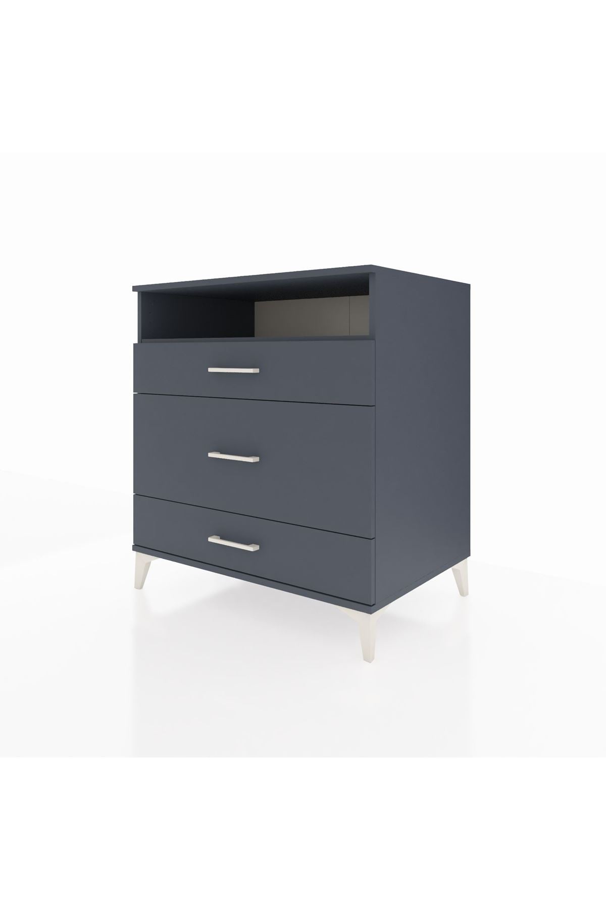 Kronos Şifonyer Tek Raflı 3 Çekmeceli 88x59x96 - S70M020V5C