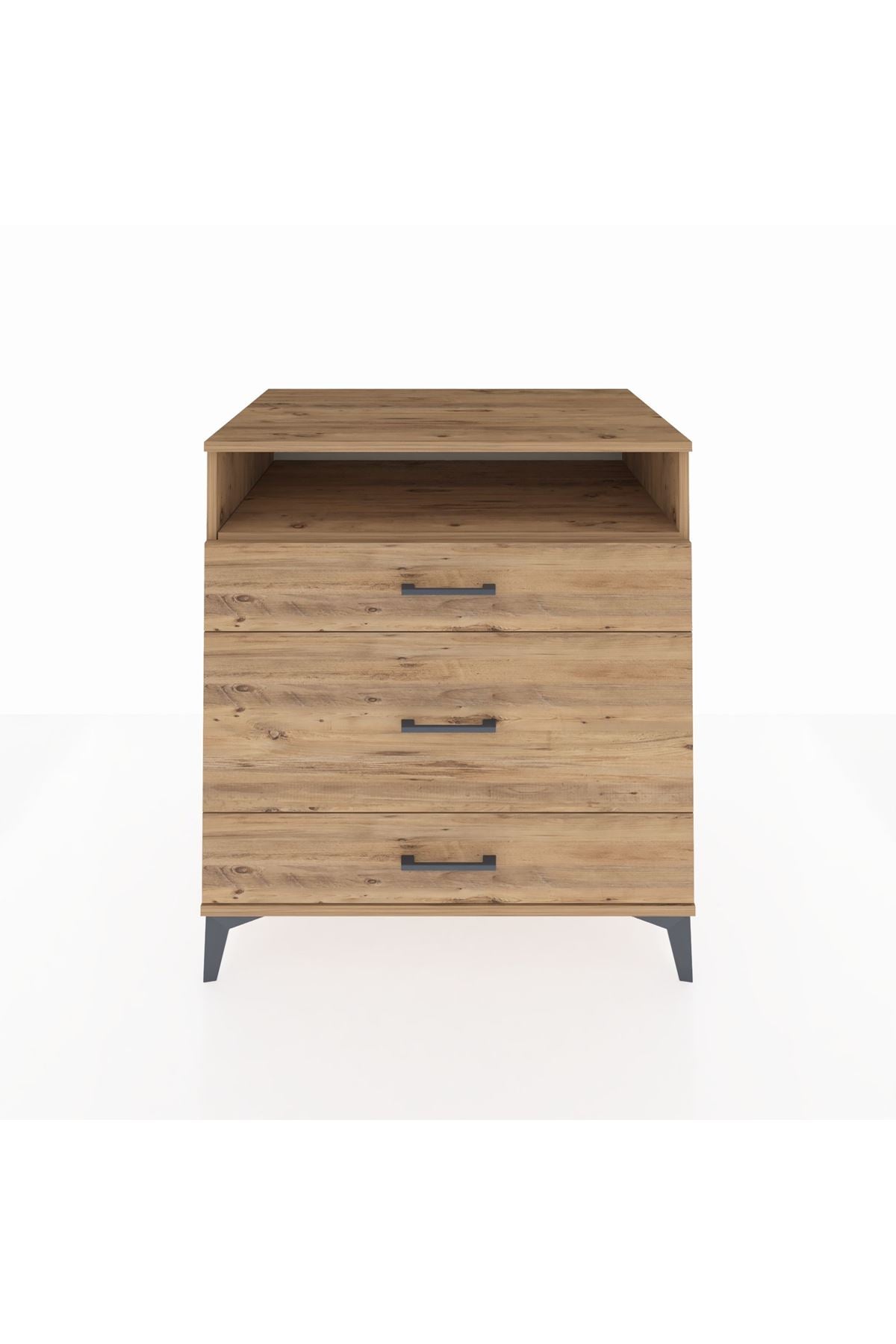Kronos Şifonyer Tek Raflı 3 Çekmeceli 88x59x96 - S70M020V9C