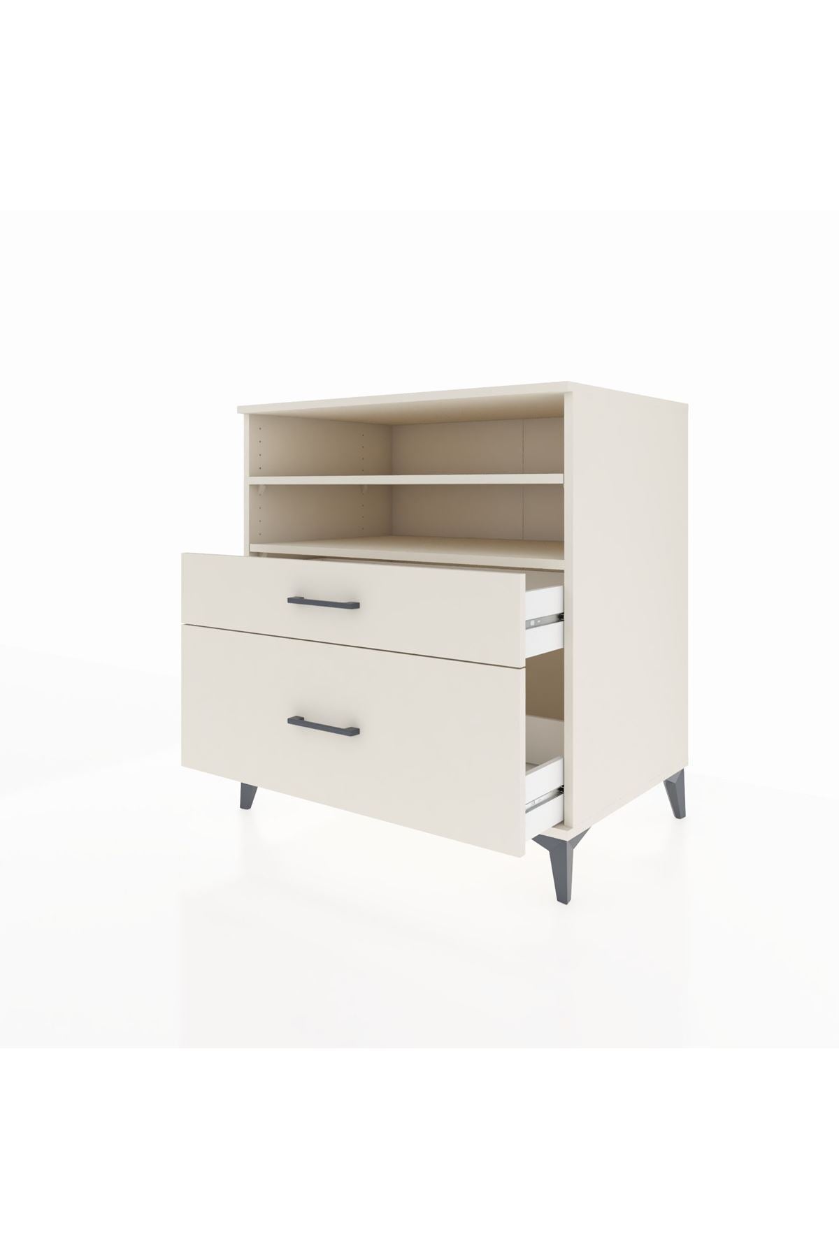 Kronos Şifonyer 2 Raflı 2 Çekmeceli 88x59x96 - S70M021V1C