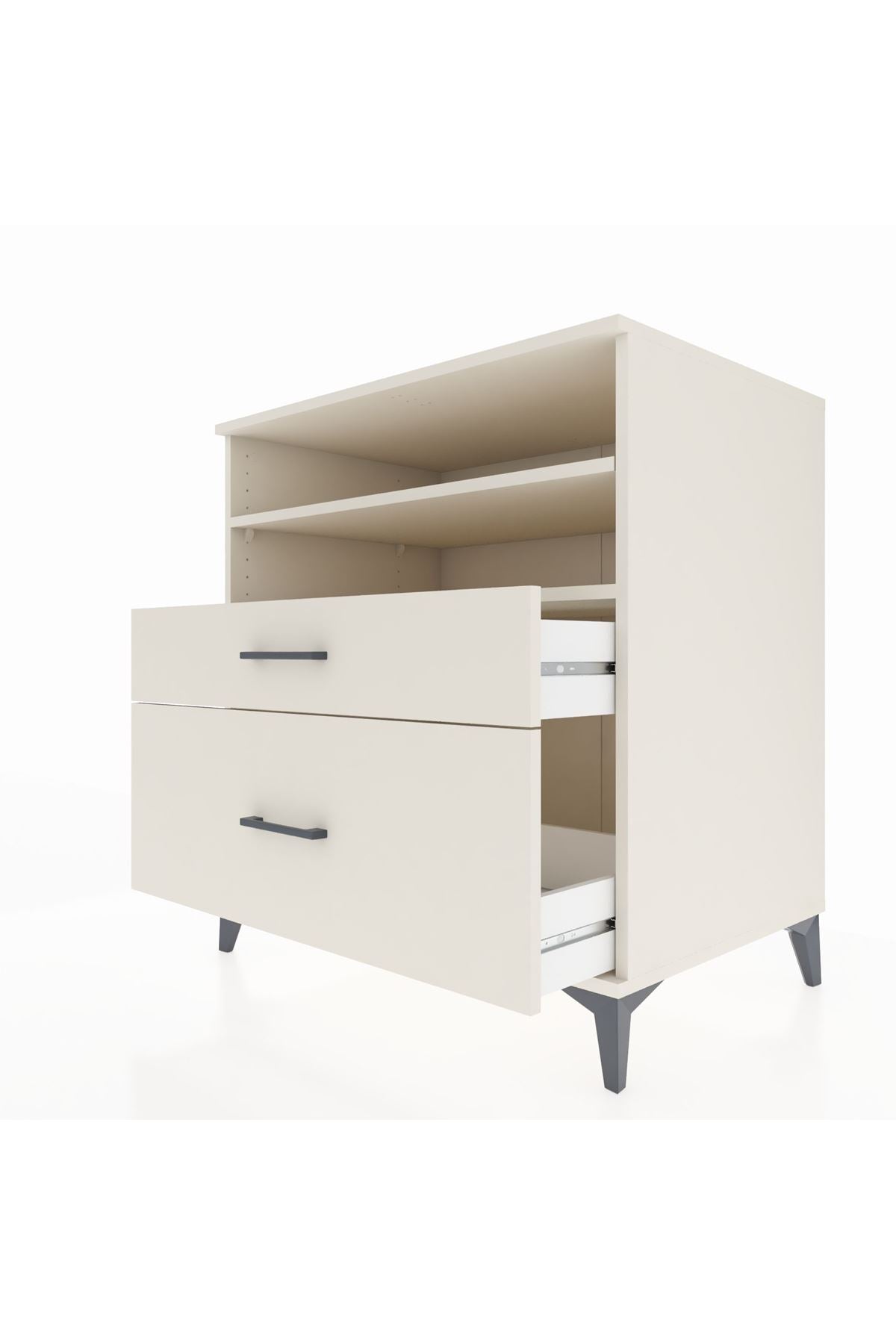 Kronos Şifonyer 2 Raflı 2 Çekmeceli 88x59x96 - S70M021V1C