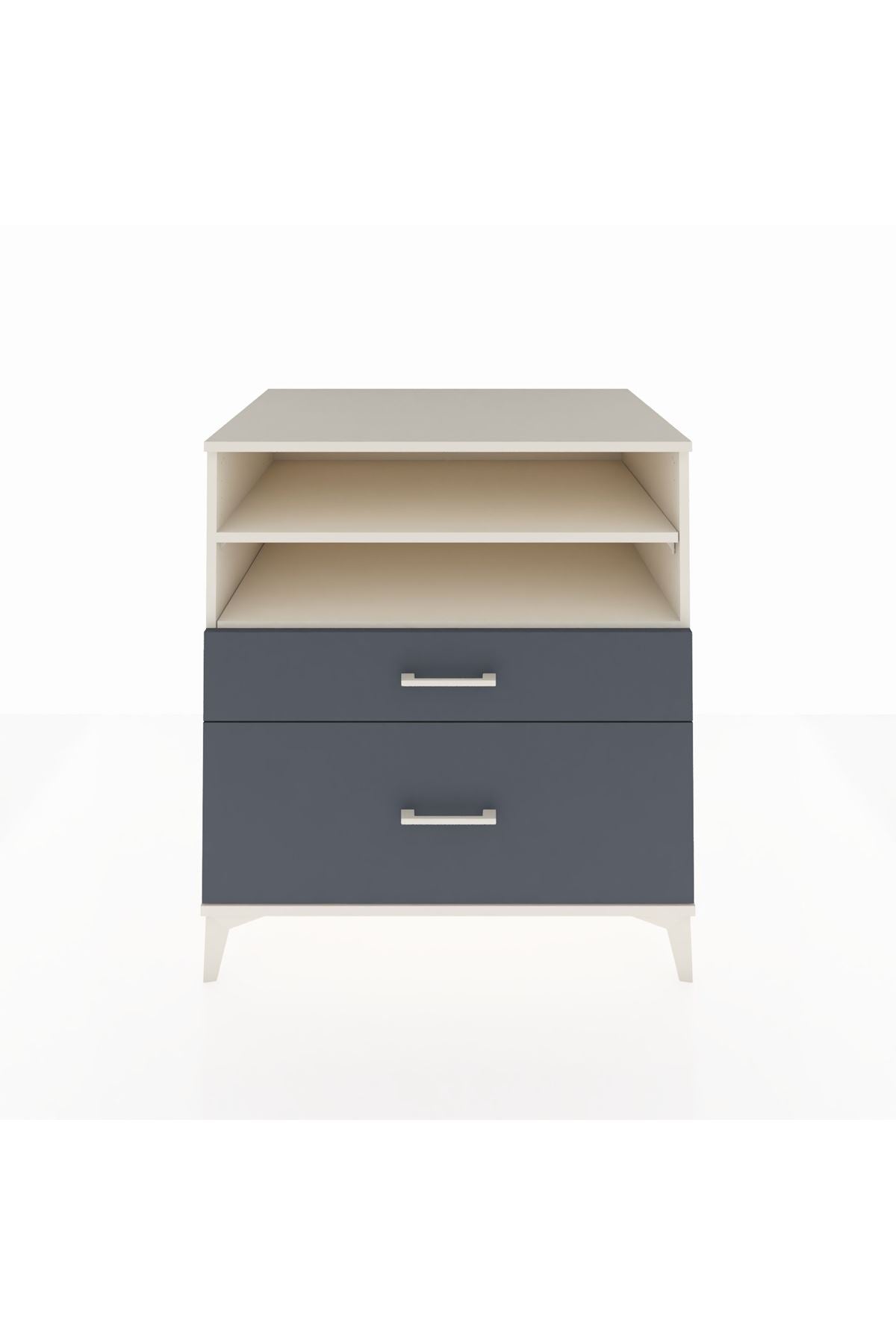 Kronos Şifonyer 2 Raflı 2 Çekmeceli 88x59x96 - S70M021V2C