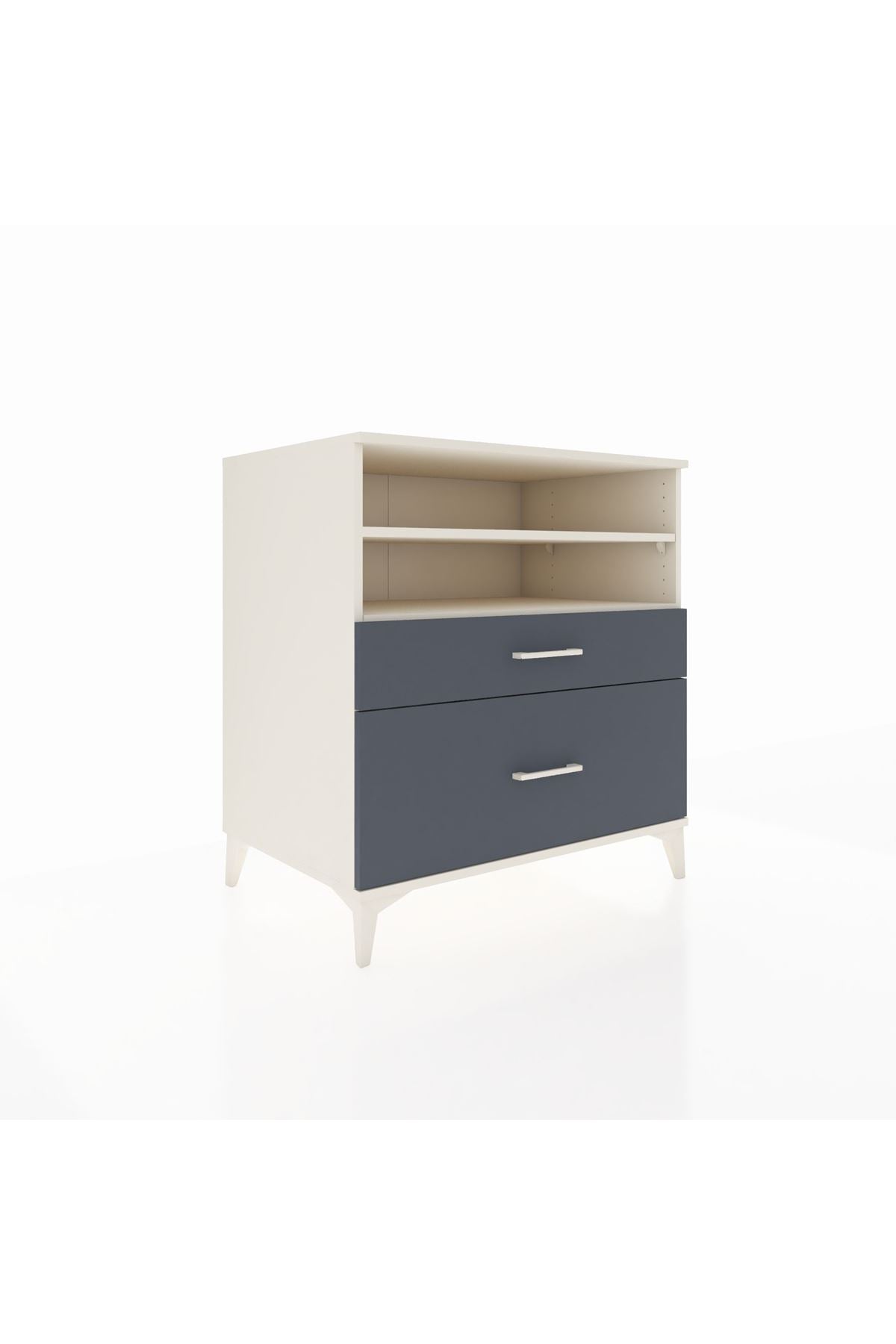 Kronos Şifonyer 2 Raflı 2 Çekmeceli 88x59x96 - S70M021V2C
