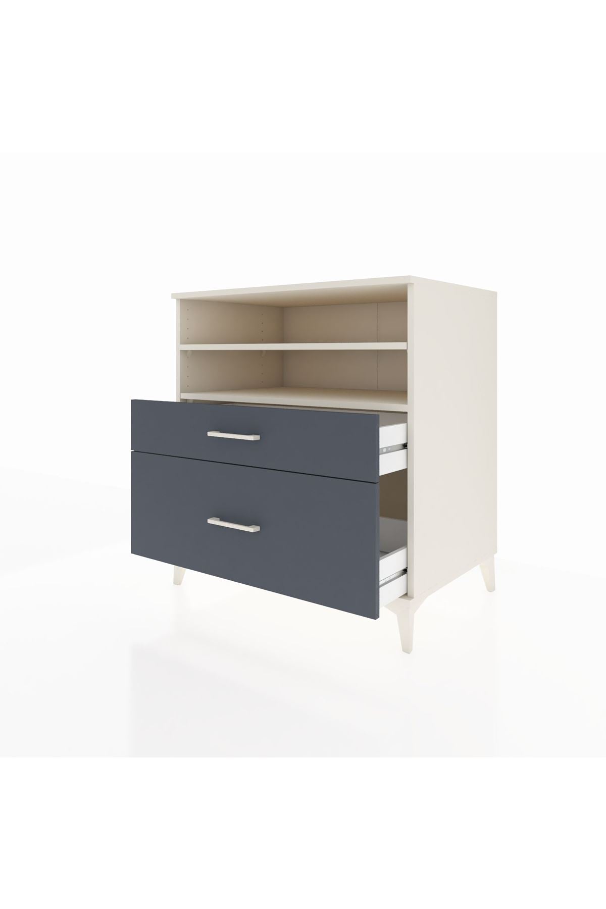 Kronos Şifonyer 2 Raflı 2 Çekmeceli 88x59x96 - S70M021V2C