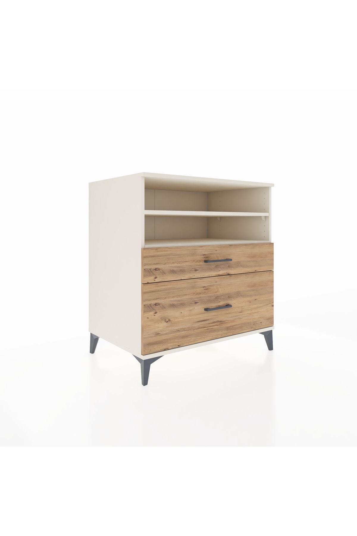 Kronos Şifonyer 2 Raflı 2 Çekmeceli 88x59x96 - S70M021V3C
