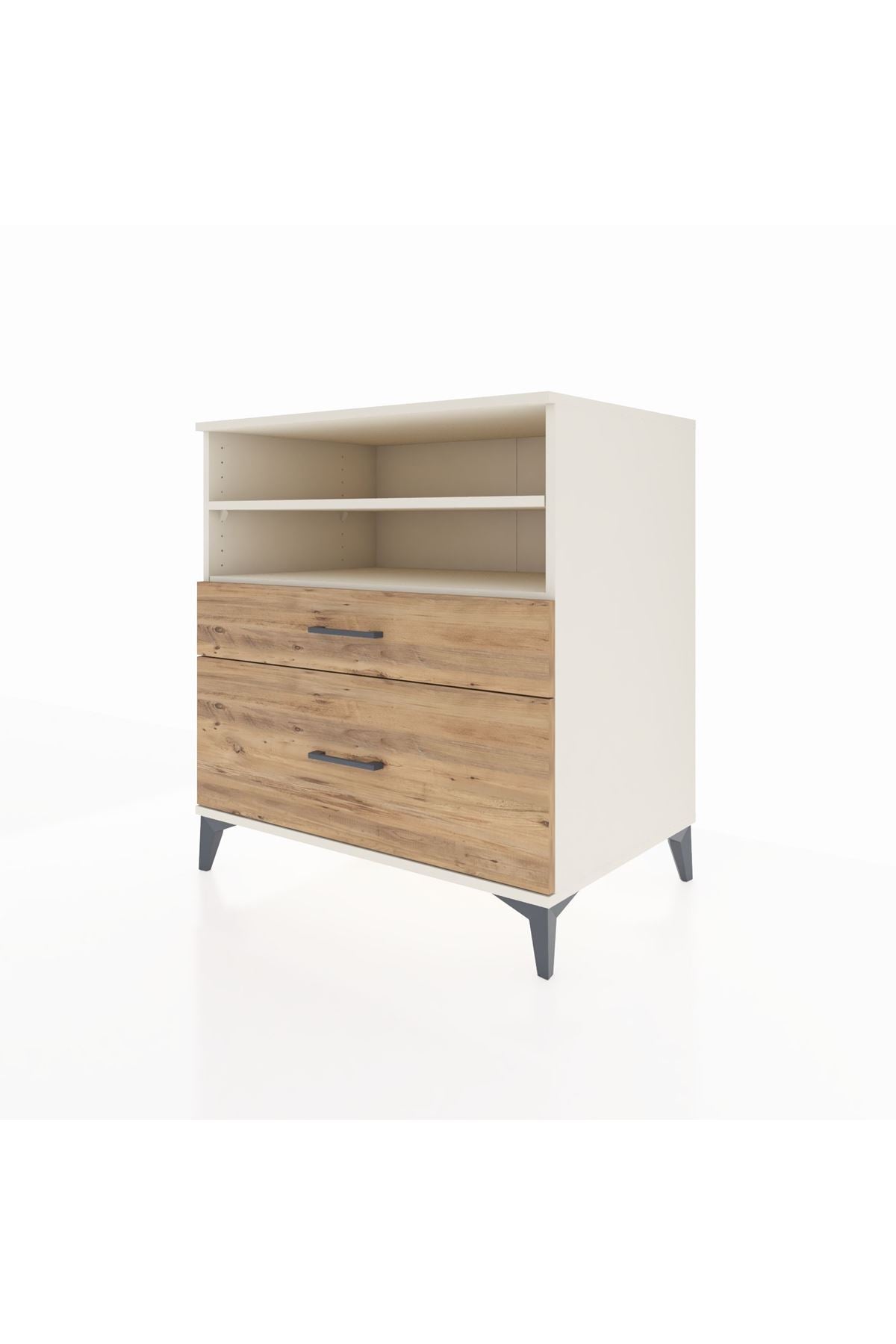 Kronos Şifonyer 2 Raflı 2 Çekmeceli 88x59x96 - S70M021V3C