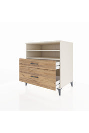 Kronos Şifonyer 2 Raflı 2 Çekmeceli 88x59x96 - S70M021V3C