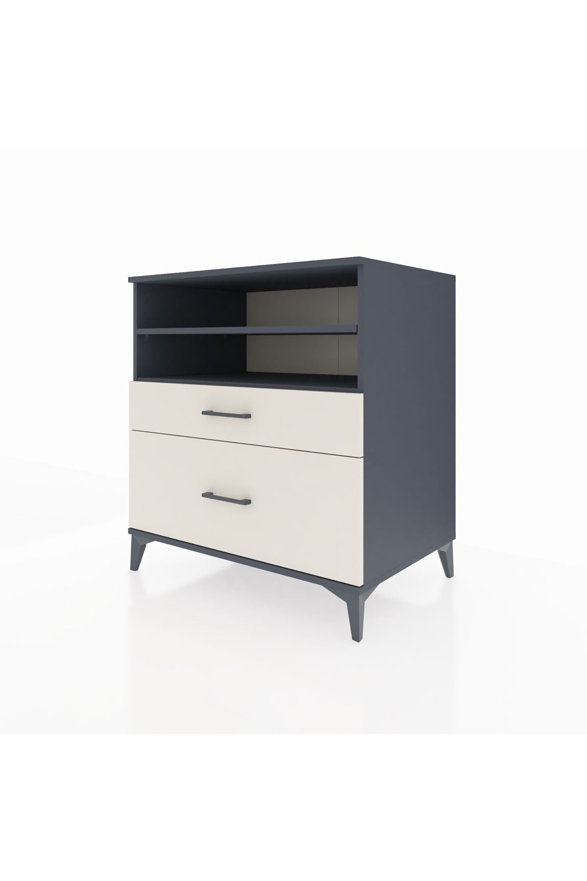 Kronos Şifonyer 2 Raflı 2 Çekmeceli 88x59x96 - S70M021V4C